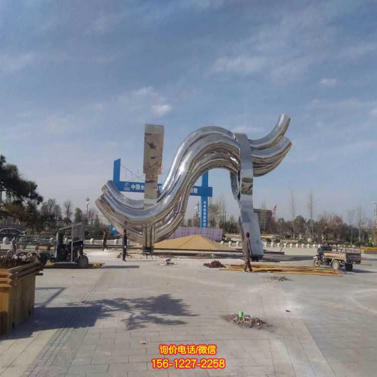 不銹鋼抽象雕塑，景觀園林廣場裝飾