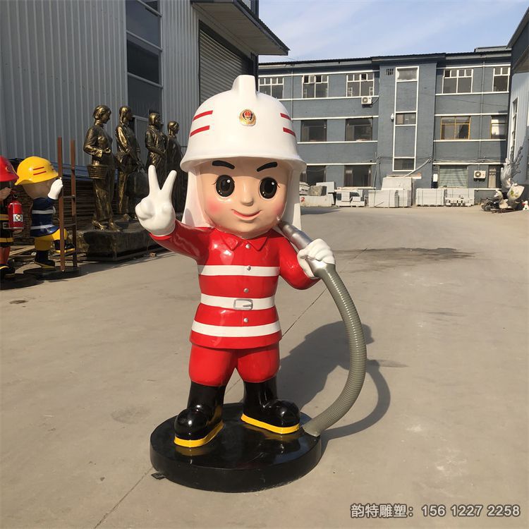 玻璃鋼消防戰(zhàn)士雕塑,抗震救災雕塑 玻璃鋼消防戰(zhàn)士雕塑,抗震救災雕塑