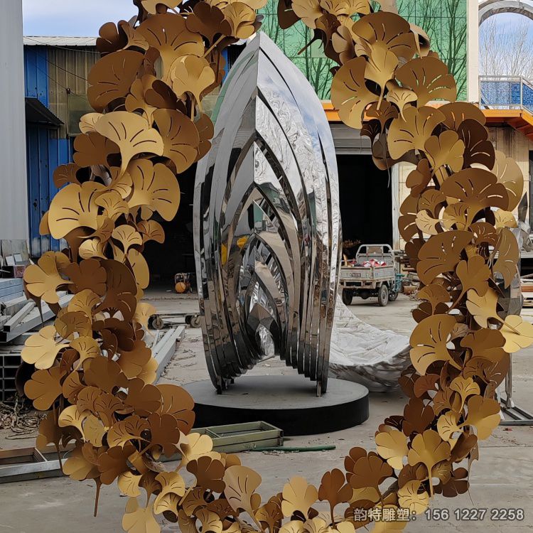 樹葉雕塑52